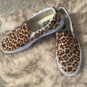 Vans leopard print sneakers